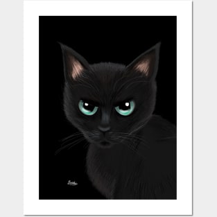 Angry cat Posters and Art